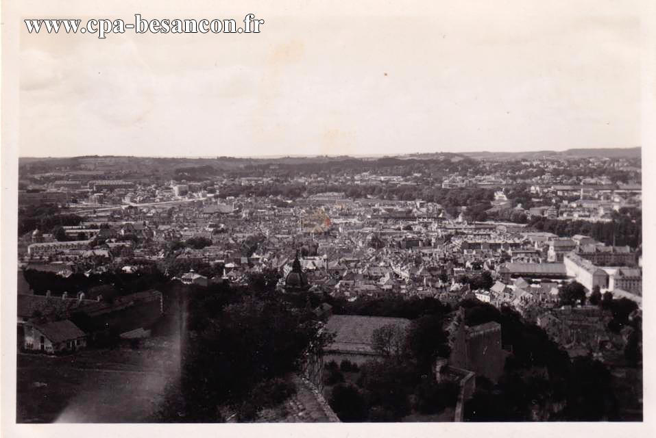 BESANÇON - Vue générale - Photo allemande du quartier St Jean